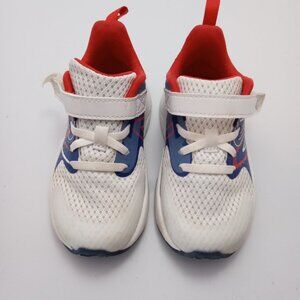 New Balance Toddler Sneakers, Size 8.5, Red, White & Blue